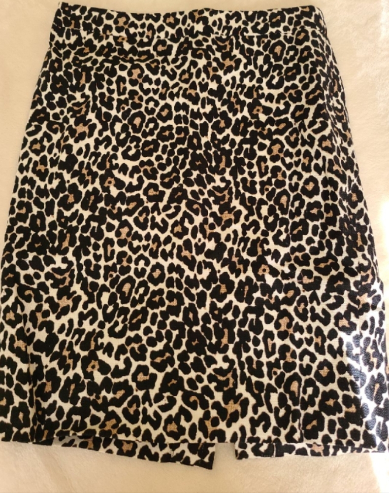 J. Crew Leopard Pencil Skirt